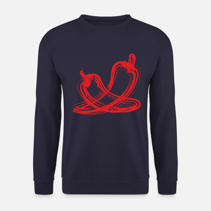 chili abstrakt - Unisex Pullover - Navy