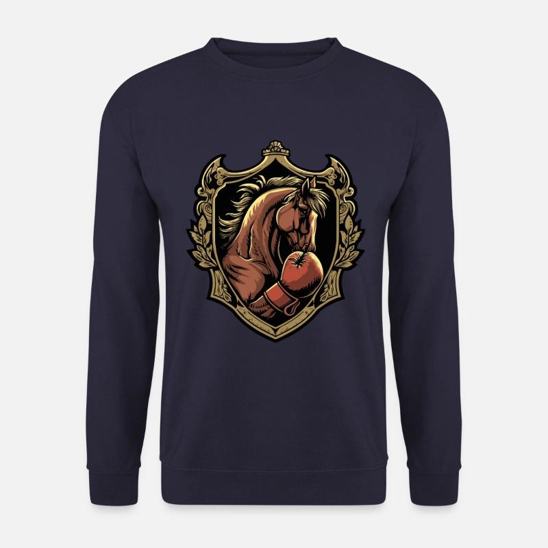 Cheval Boxer MMA Logo - Sweat-shirt Unisexe - marine