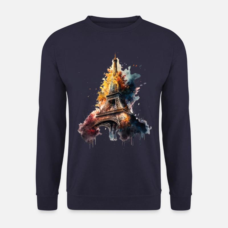 Eiffel tower - Unisex Sweatshirt - navy