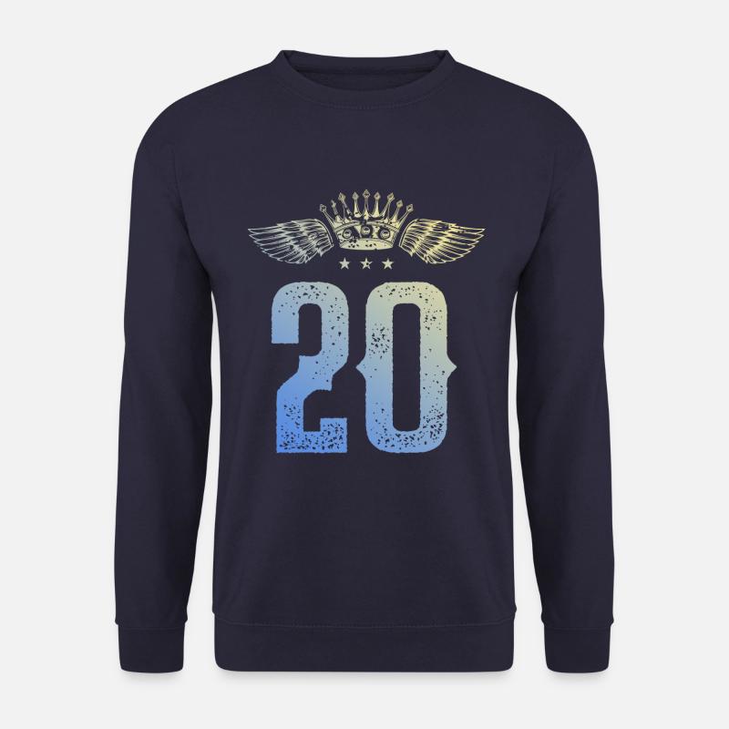 20 Number Crown - Unisex Sweatshirt - navy