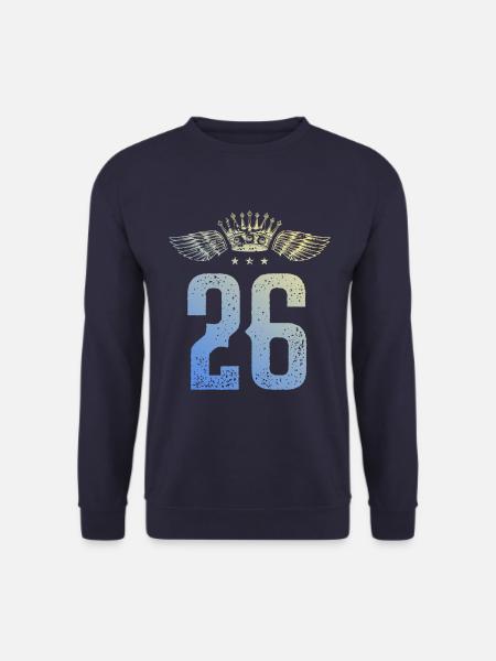 26 Number crown - Unisex Sweatshirt - navy