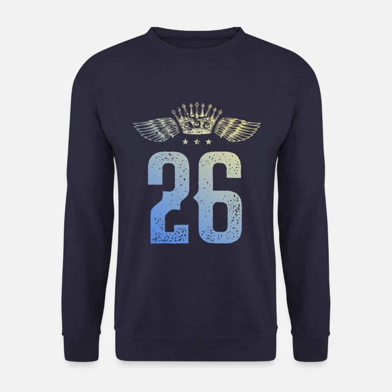 26 Number crown - Unisex Sweatshirt - navy