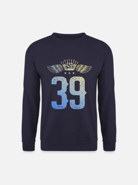 39 Number crown - Unisex Sweatshirt - navy