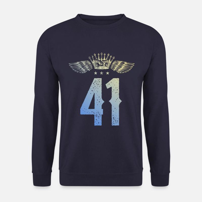 41 Number crown - Unisex Sweatshirt - navy