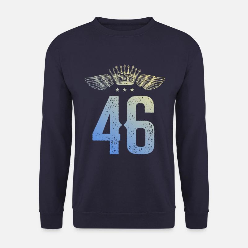 46 Number crown - Unisex Sweatshirt - navy