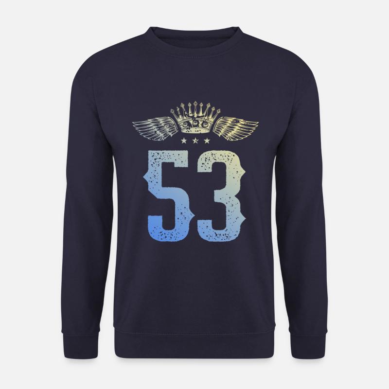 53 Zahl Krone - Unisex Pullover - Navy