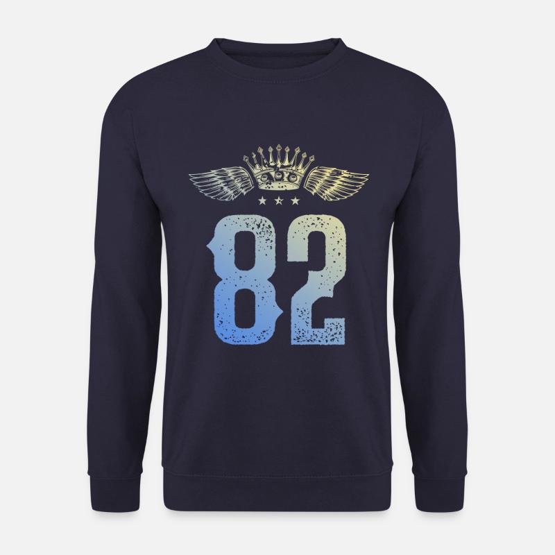 82 Zahl Krone - Unisex Pullover - Navy