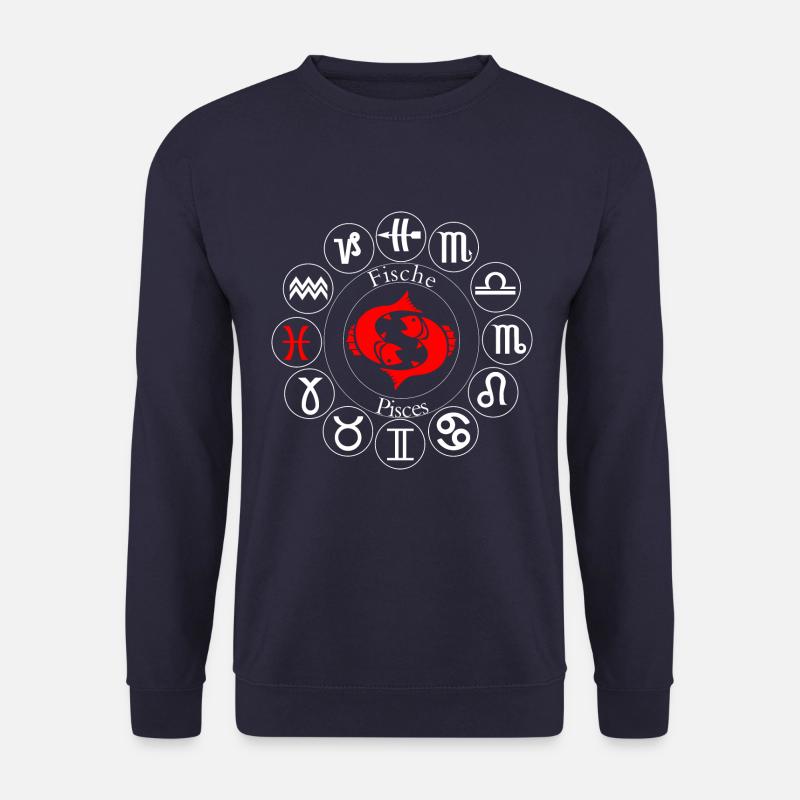 Sternzeichen Fische - Unisex Pullover - Navy