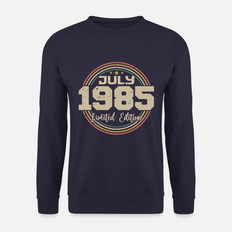 1985 Geburtstag Juli 1985 Geschenk Juli 1985 - Unisex Pullover - Navy