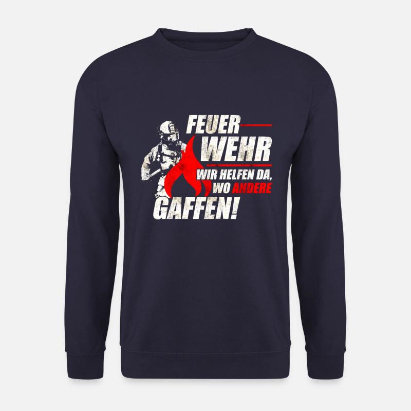 Feuerwehr Wir helfen - Unisex Pullover - Navy