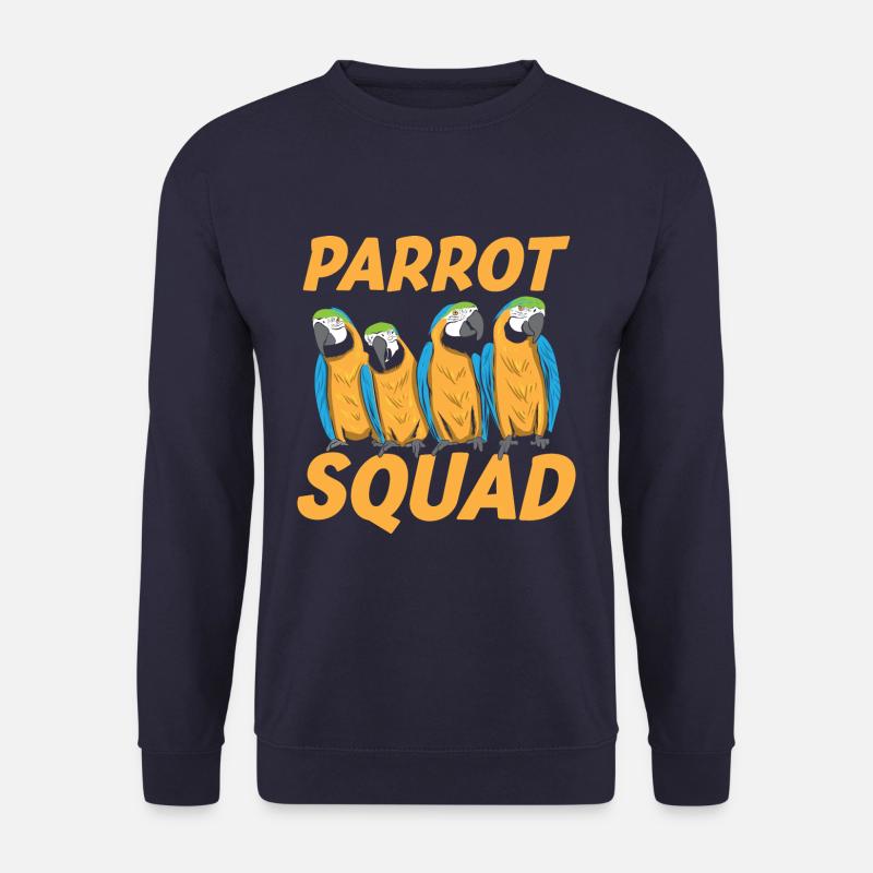 Parrot Squad Funny Parrot Lover - Unisex Sweatshirt - navy