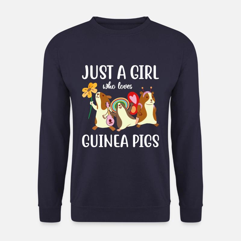 Just A Girl Who Loves Guinea Pigs - Unisex Pullover - Navy