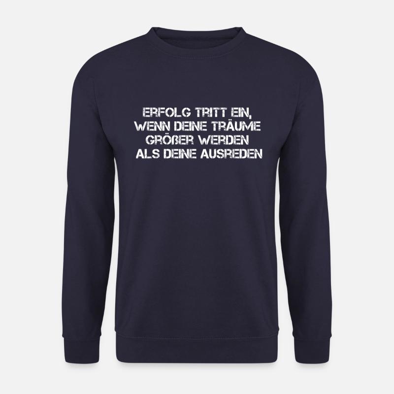 Erfolgs Zitat - Unisex Pullover - Navy