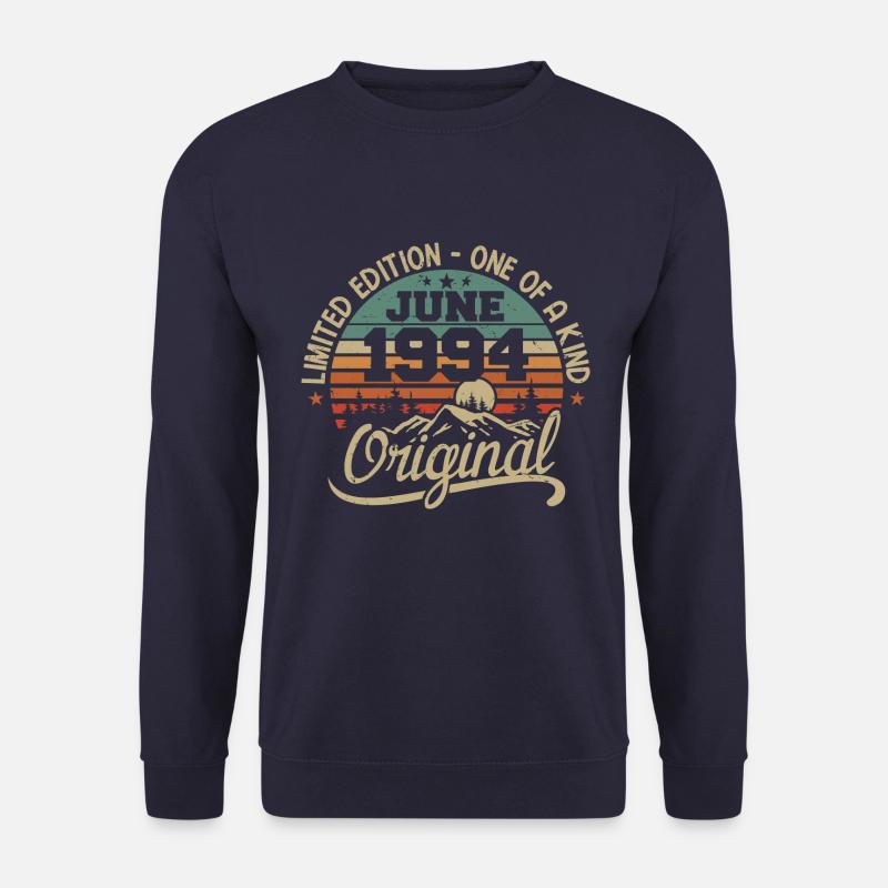 1994 Juni 1994 Original - Juni 1994 Jubiläum - Unisex Pullover - Navy