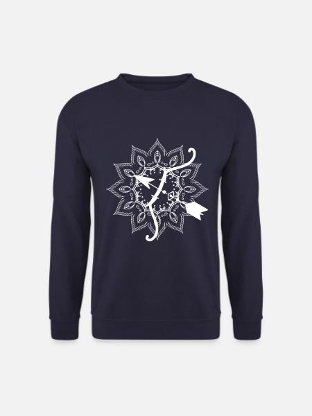 Bow and Arrow / Shooting - Unisex Sweatshirt - navy