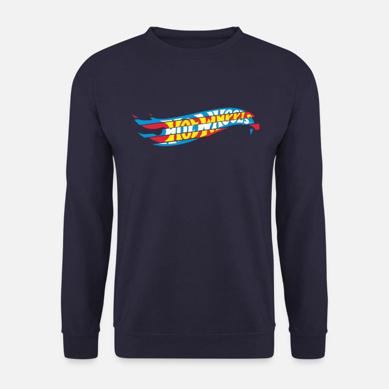 Hot Wheels Rot Blau Logo - Unisex Pullover - Navy
