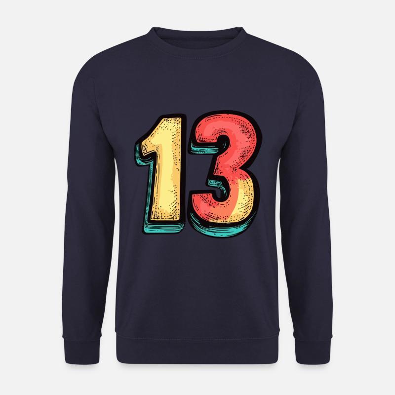 13 Number Comic - Unisex Sweatshirt - navy