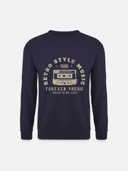 Retro 1986 Geburtstagsgeschenk 1986 Jahrgang 1986 - Unisex Pullover - Navy