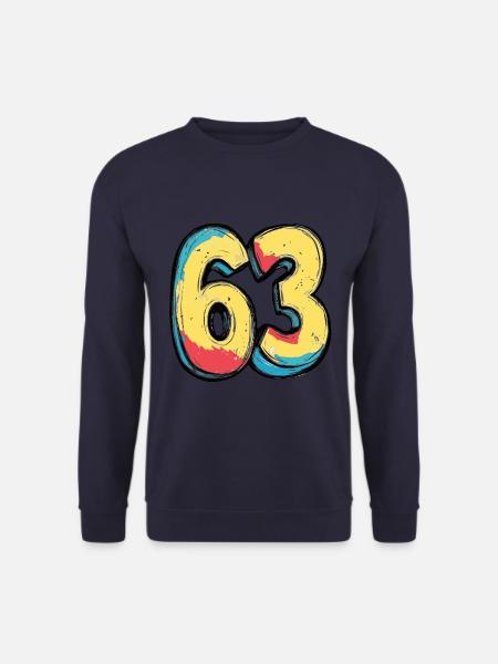 63 Number Comic - Unisex Sweatshirt - navy