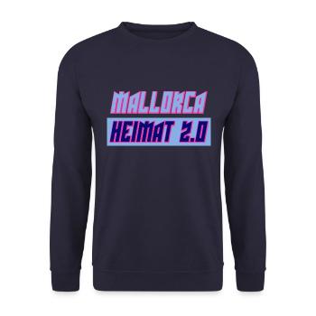 mallorca - Unisex Pullover - Navy - Vorne - Alina (178cm) & Michal (187cm)