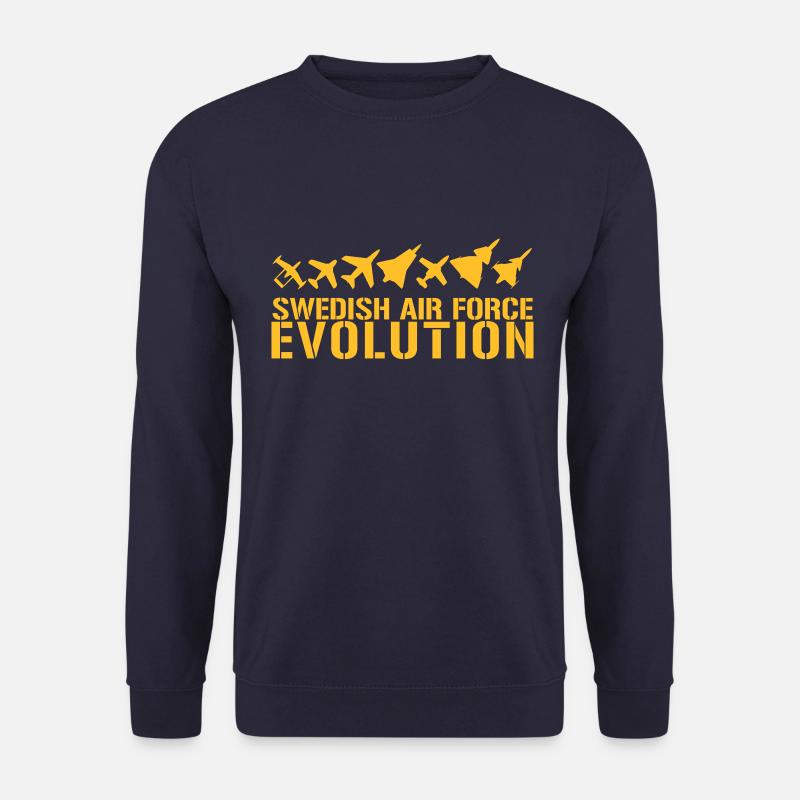 Swedish Air Force Evolution - Unisex Sweatshirt - navy