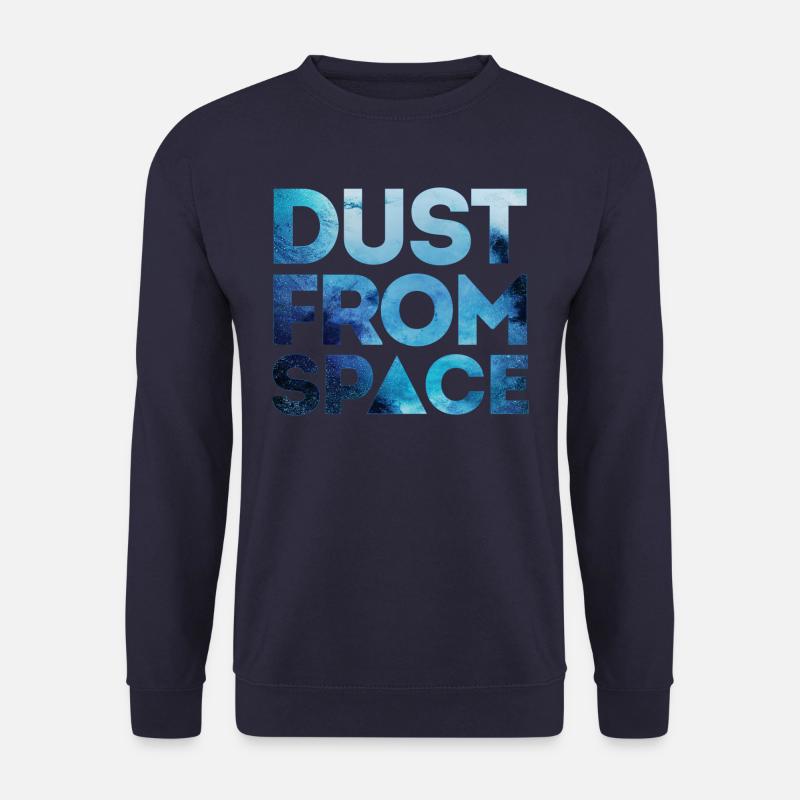 dust from space HIPSTER MOUSTACHE GEEK SWAG STYLE - Unisex Pullover - Navy