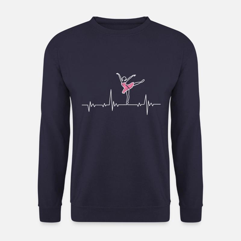 Ballerina Herzschlag Puls - Unisex Pullover - Navy