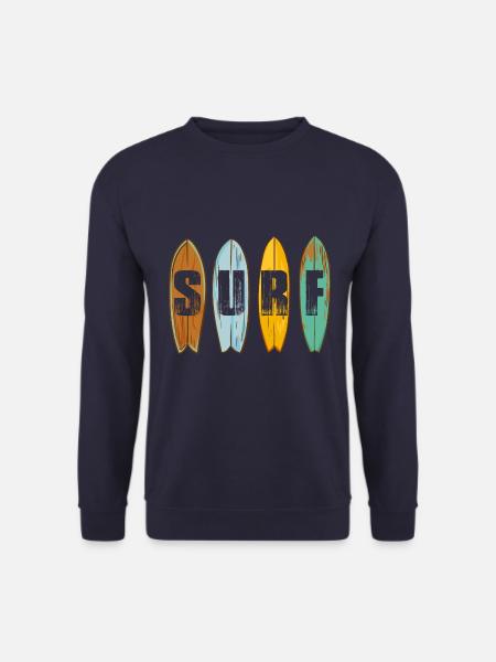 Surfer shirt Surf - Surfen, Surfing, Surfboards - Unisex Pullover - Navy