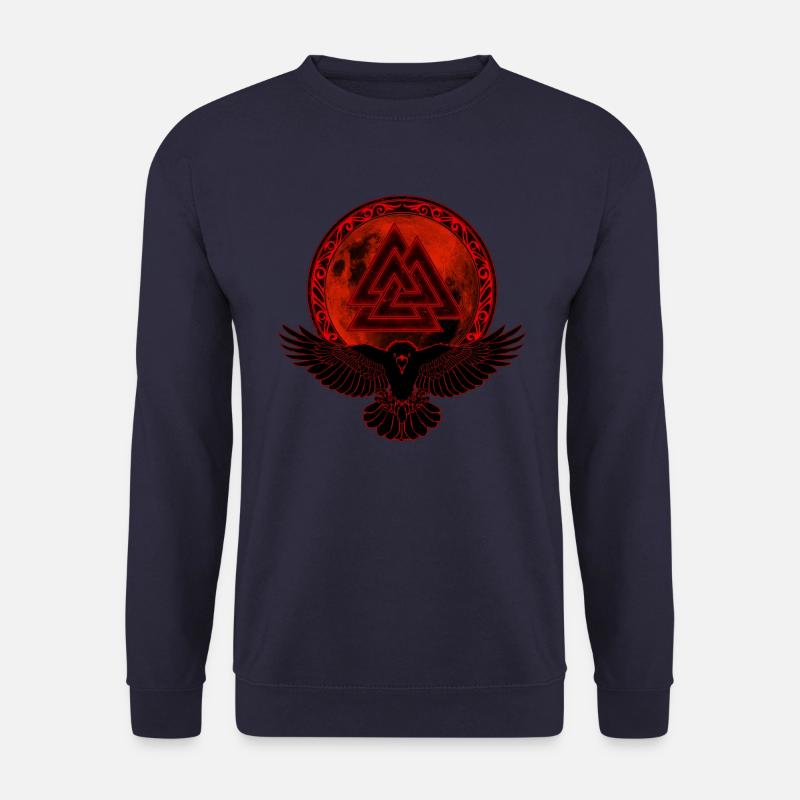 Rabe Valknut Vollmond - Unisex Pullover - Navy