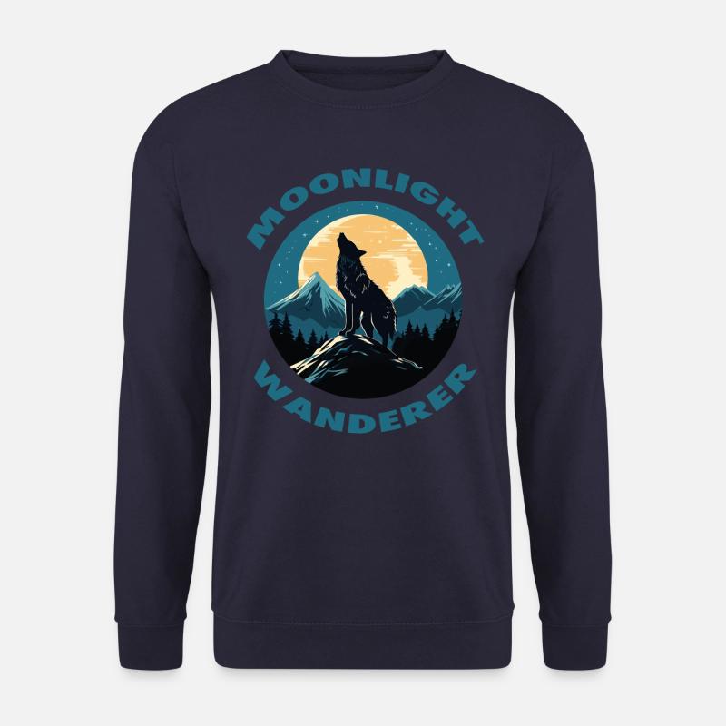 Moonlight Wanderer - Unisex Pullover - Navy
