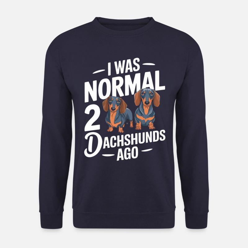 Dackel Hund - Unisex Pullover - Navy