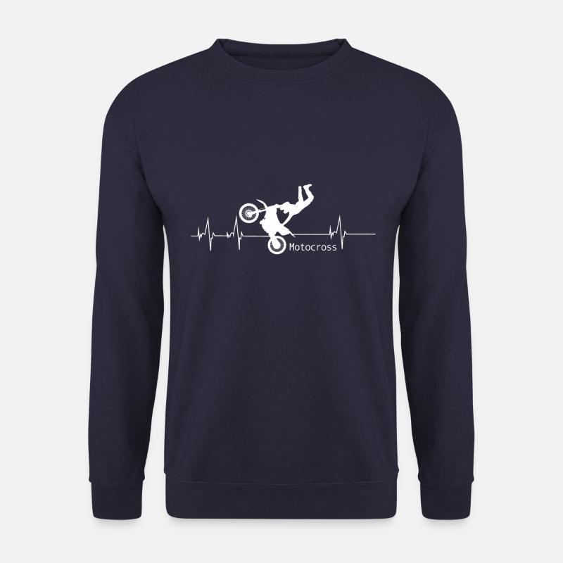 Motocross Herzschlag - Unisex Pullover - Navy
