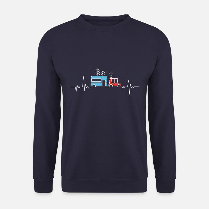 Wohnmobil Caravan Herzschlag - Unisex Pullover - Navy