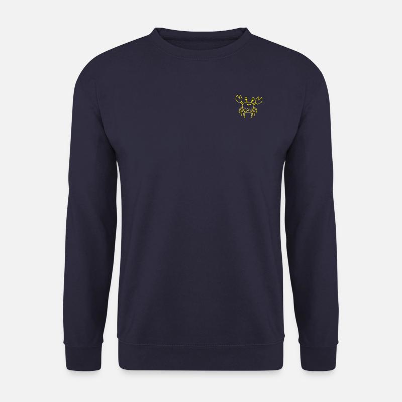 KREBS yellow - Unisex Sweatshirt - navy