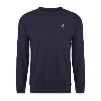 nightingale - Unisex Sweatshirt - navy - Front - Alina (178cm) & Michal (187cm)