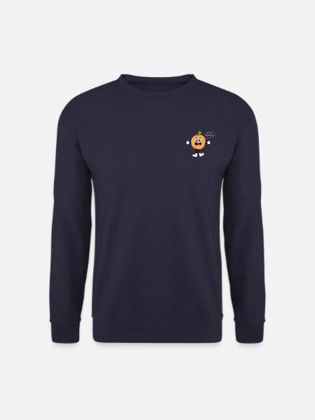T-shirt Peach Fishing Logo - Unisex Pullover - Navy