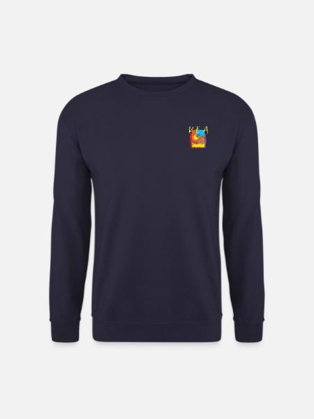 Kea Yellow - Unisex Pullover - Navy