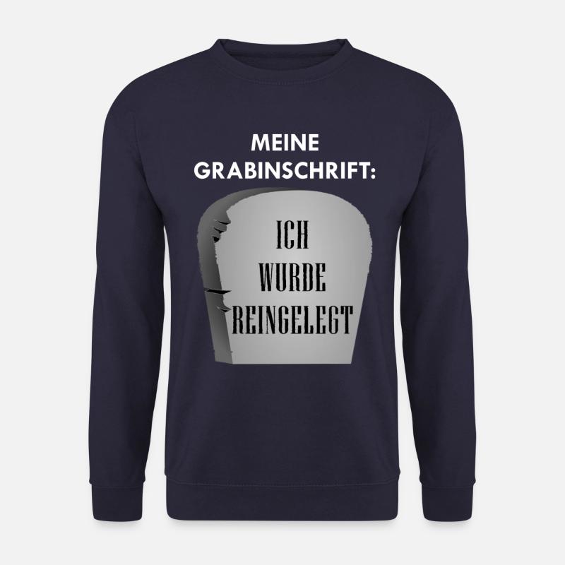 Schwarzer Humor - Unisex Pullover - Navy