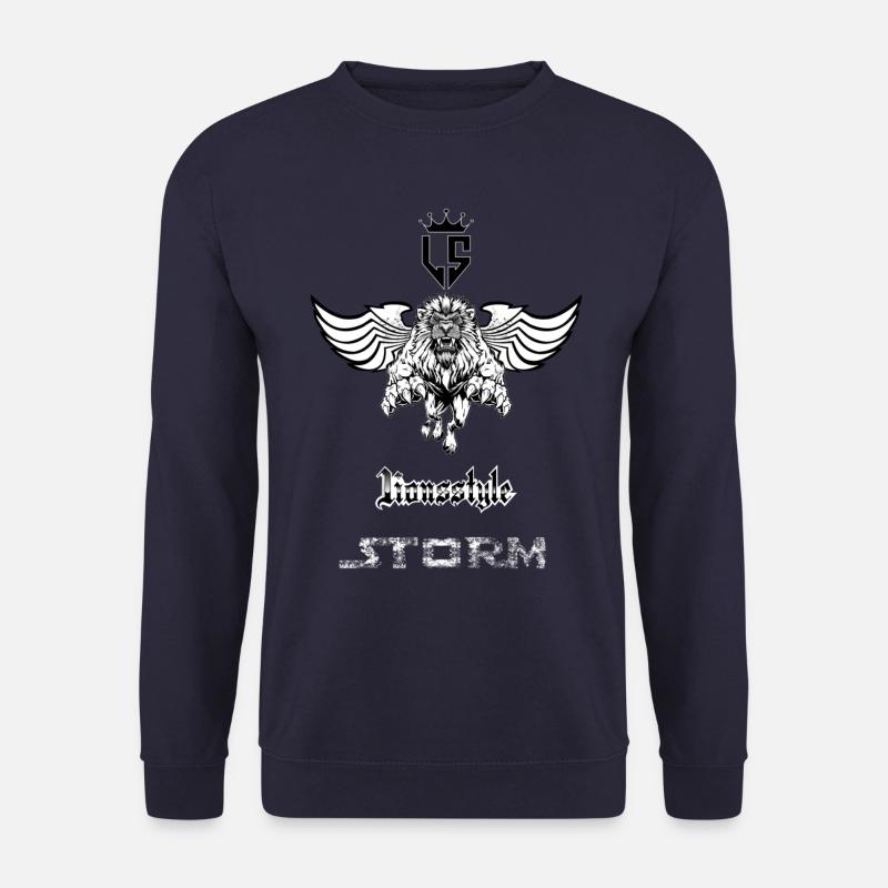 Löwe Sturm - Unisex Pullover - Navy