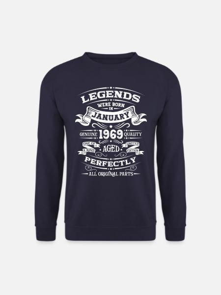 55. Geburtstag Legende Jahrgang 1969 Vintage - Unisex Pullover - Navy