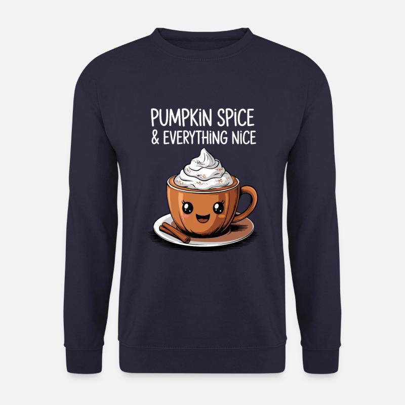 Pumpkin Spice & Everything Nice - Unisex Sweatshirt - navy
