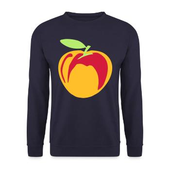 Pèche - Sweat-shirt Unisexe - marine - Devant - Alina (178cm) & Michal (187cm)