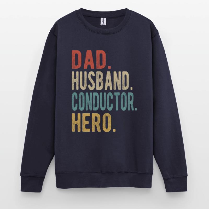Dirigent, Papa, Ehemann, Held Unisex Pullover