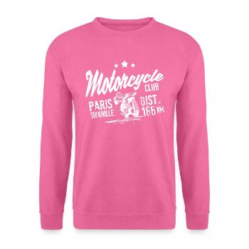Motorradclub Paris Trouville - Unisex Pullover - Pink - Vorne