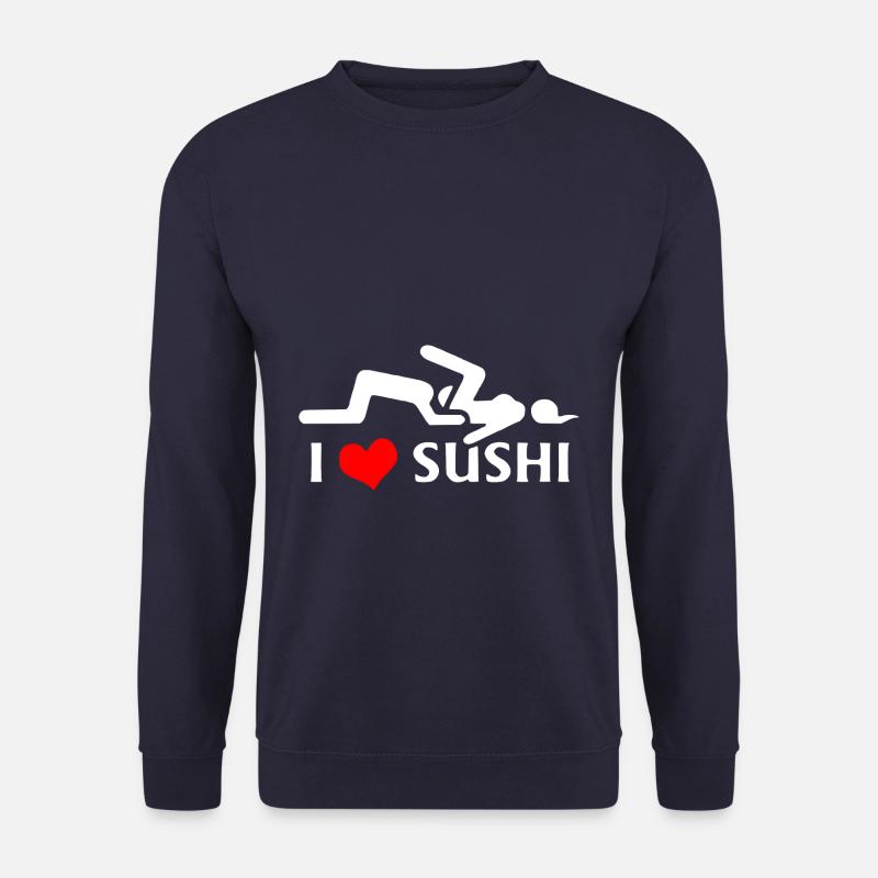 I love Sushi - Unisex Pullover - Navy