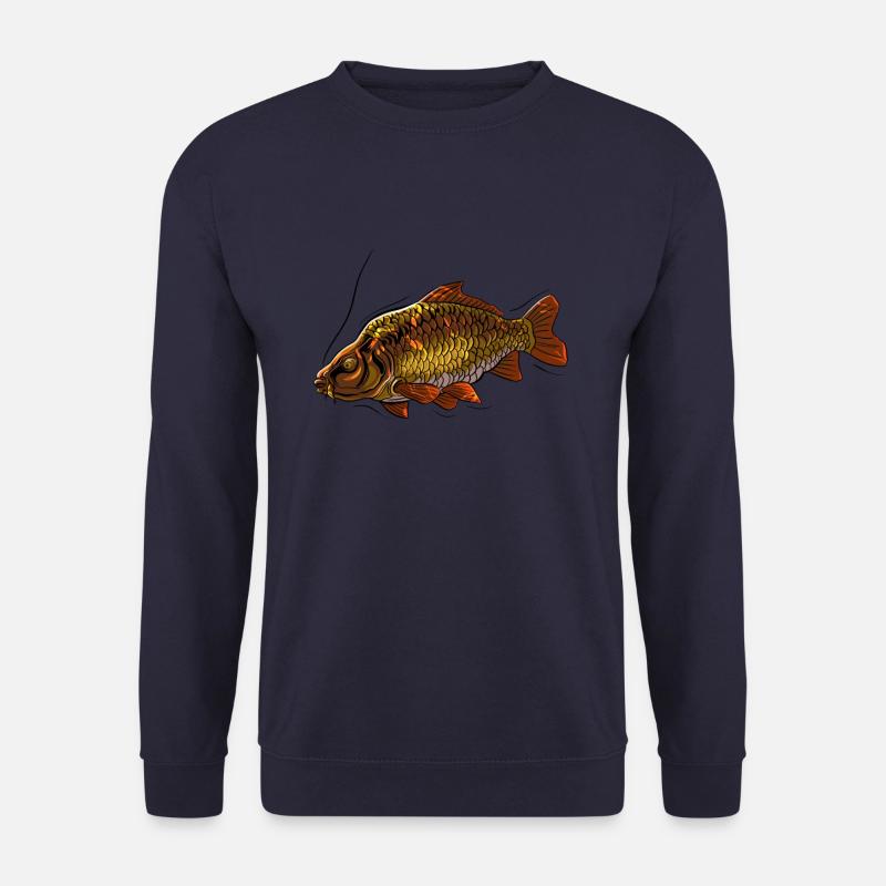 Karpfen Angler - Fisch - Unisex Pullover - Navy