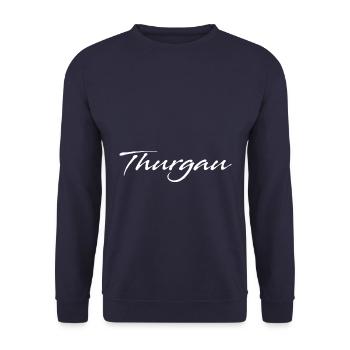Thurgovie - Sweat-shirt Unisexe - marine - Devant - Alina (178cm) & Michal (187cm)