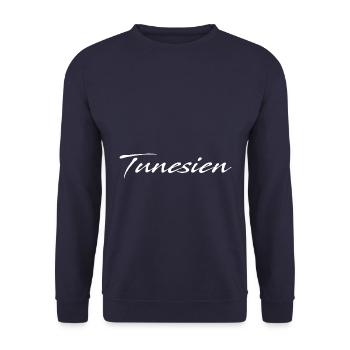 Tunesien - Unisex Pullover - Navy - Vorne - Alina (178cm) & Michal (187cm)