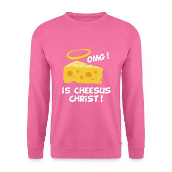 Cheesus Christ - Unisex Pullover - Pink - Vorne