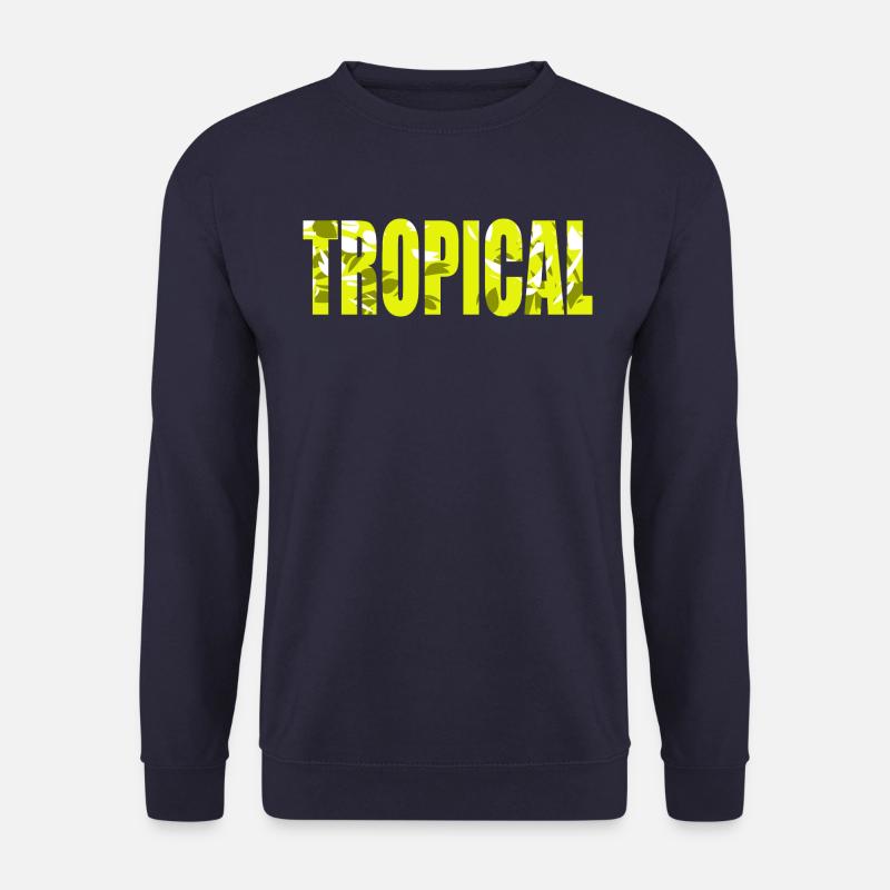 Tropical - Unisex Pullover - Navy